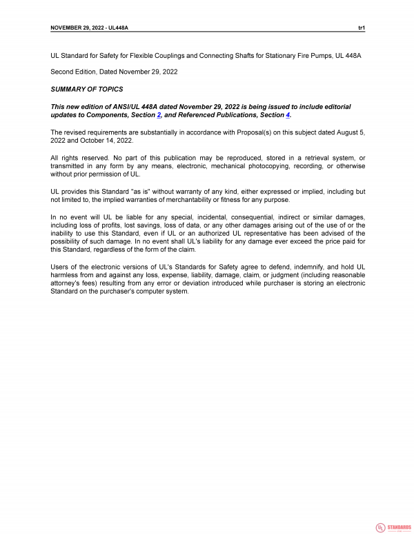 UL 448A PDF UL 448A PDF
